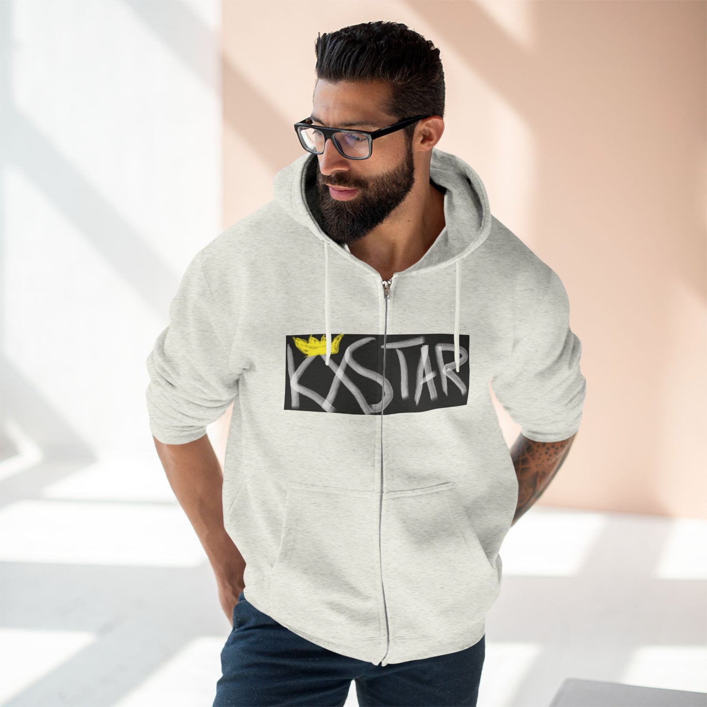Unisex Zip Hoodie "KXSTAR"