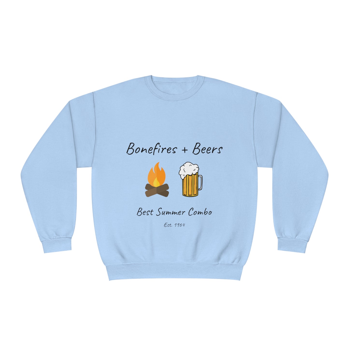 Unisex NuBlend® Sweatshirt "Bonfires + Beer"