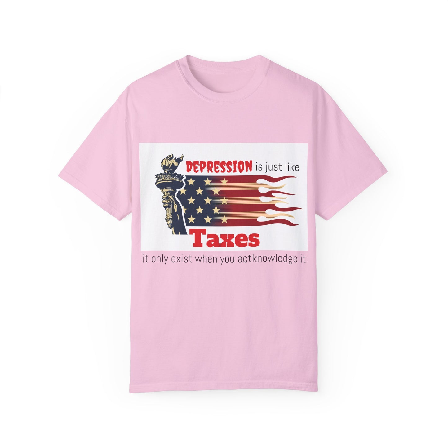 Unisex T-shirt "Depression & Taxes"