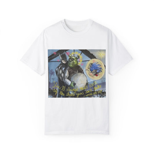 Unisex T-shirt "Batman, Shrek & Sonic"