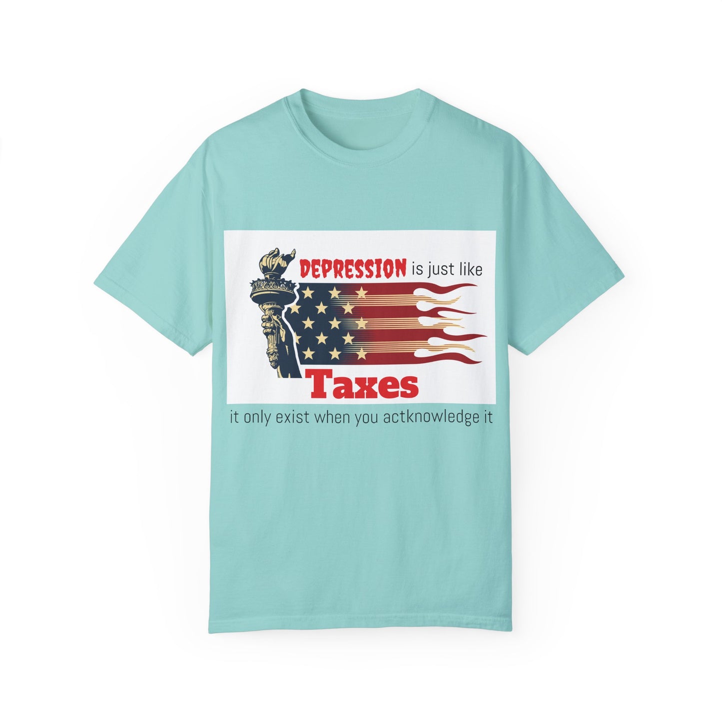 Unisex T-shirt "Depression & Taxes"
