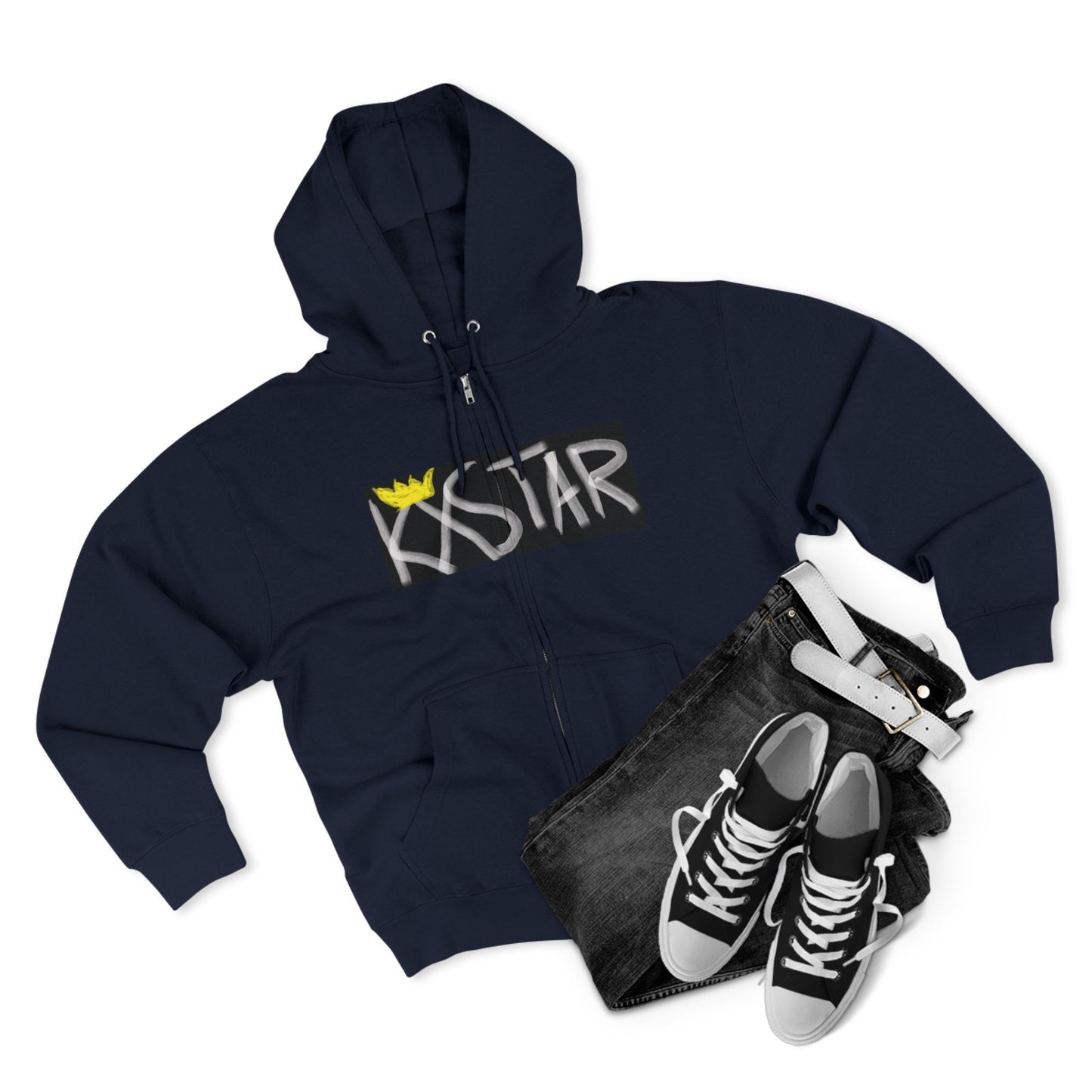 Unisex Zip Hoodie "KXSTAR"