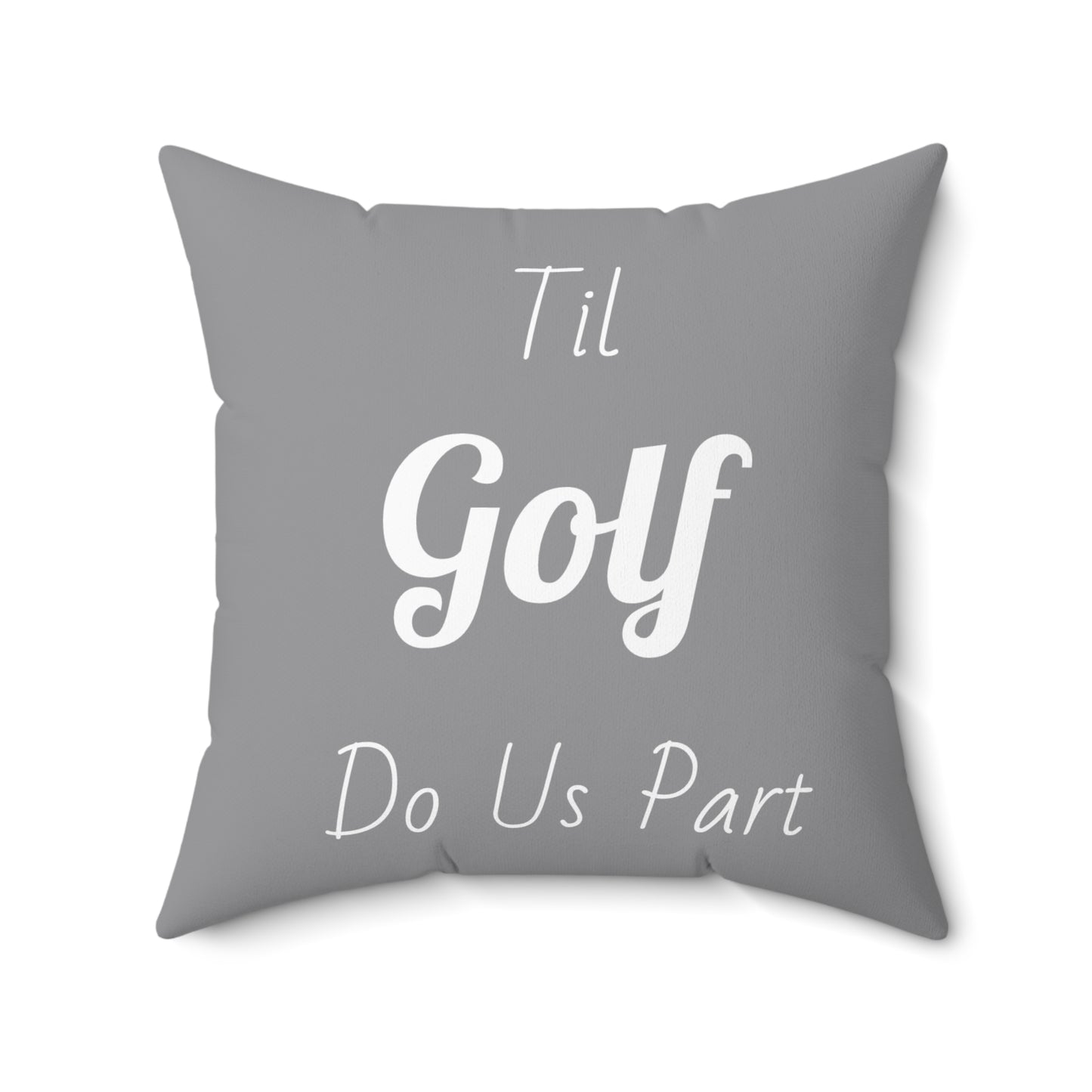 Square Pillow "Til Golf"