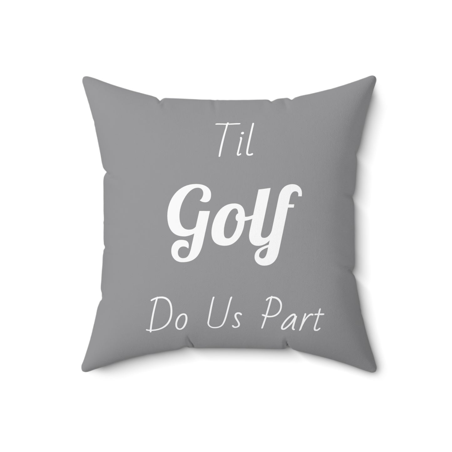 Square Pillow "Til Golf"