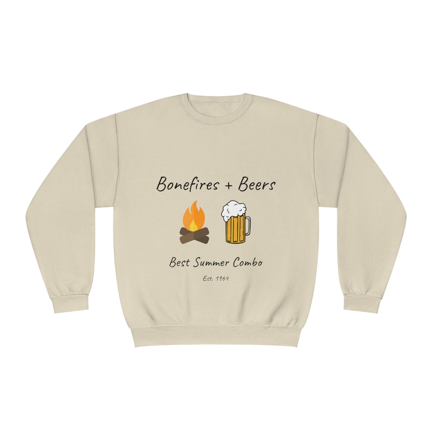Unisex NuBlend® Sweatshirt "Bonfires + Beer"