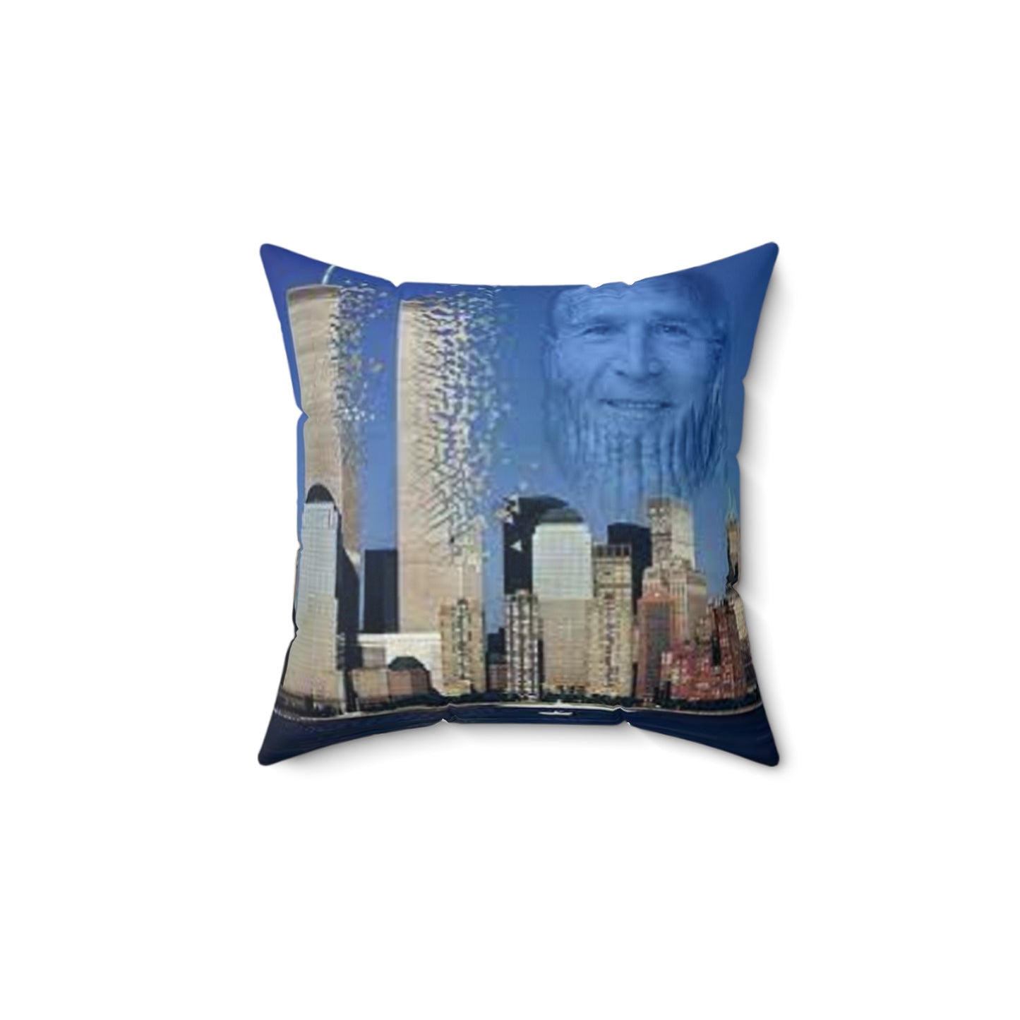 Polyester Square Pillow, Double Sided