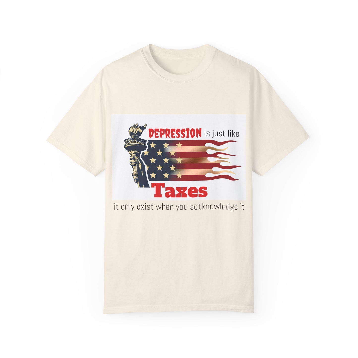 Unisex T-shirt "Depression & Taxes"