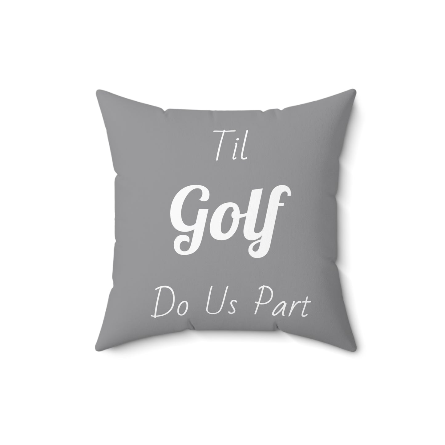 Square Pillow "Til Golf"