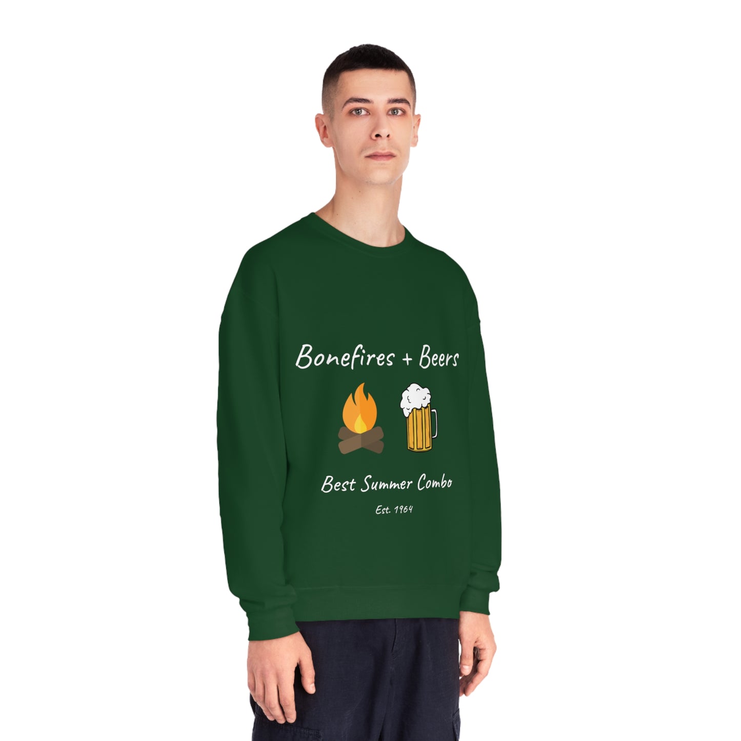 Unisex NuBlend® Sweatshirt "Bonfires + Beer"