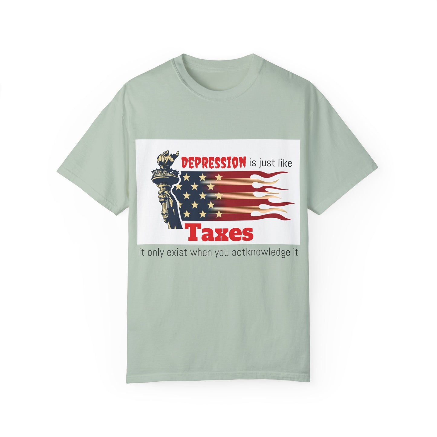 Unisex T-shirt "Depression & Taxes"