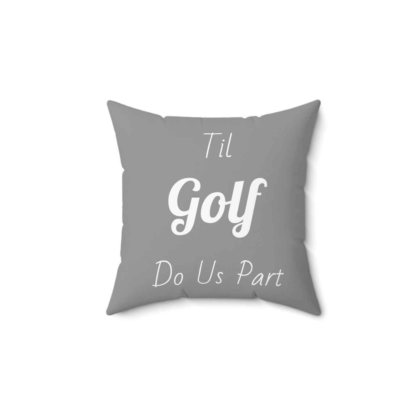 Square Pillow "Til Golf"