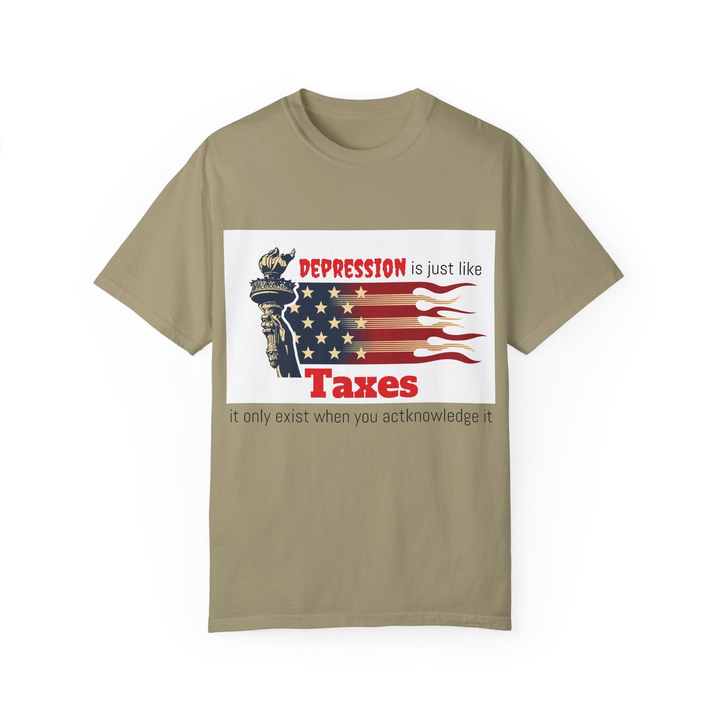 Unisex T-shirt "Depression & Taxes"