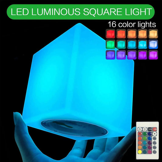 USB Rechargeable LED Light Cube