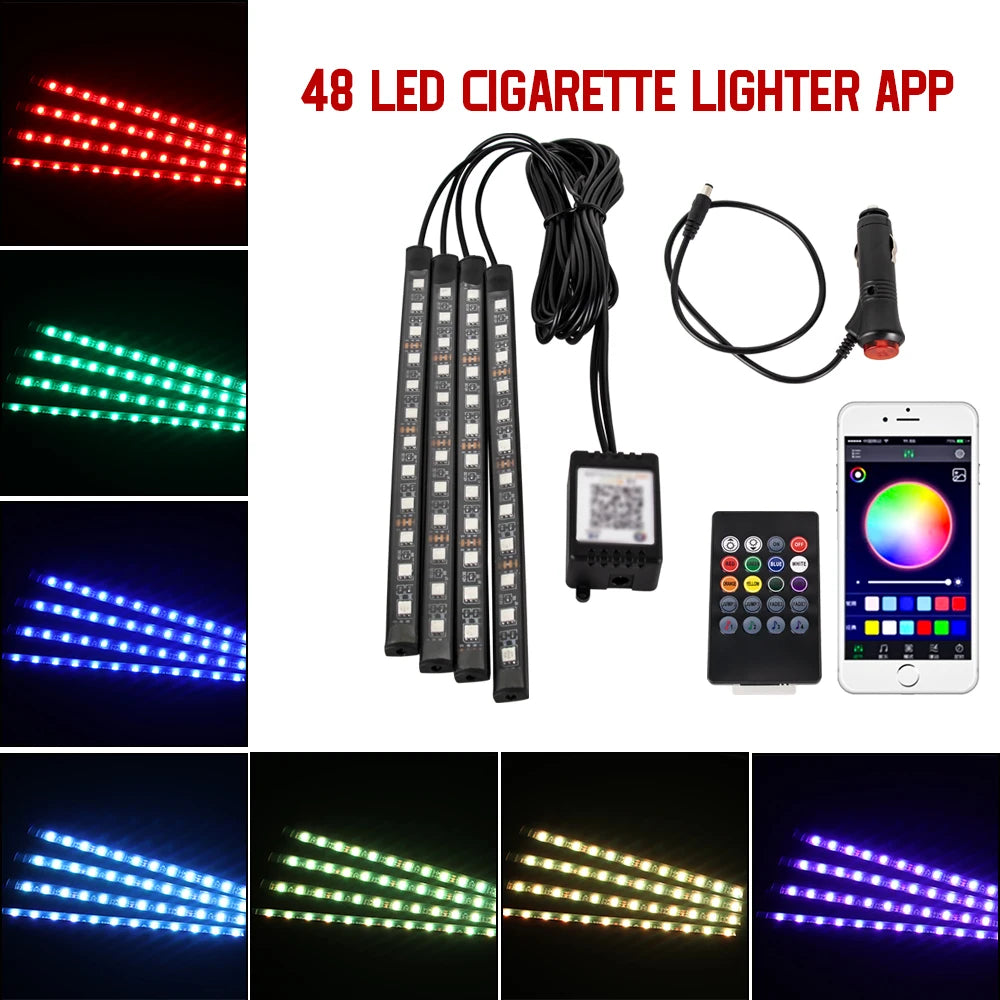 Neon LED Car Foot Light