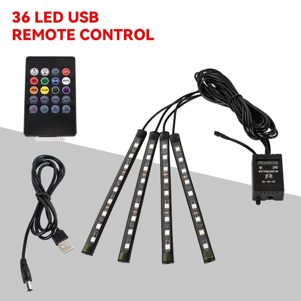 Neon LED Car Foot Light