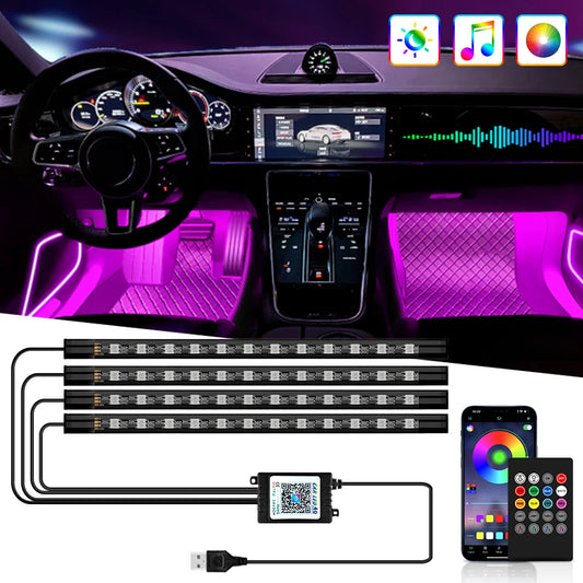Neon LED Car Foot Light