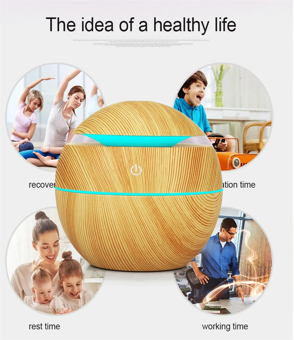 Wood-look Essential Oil Humidifier