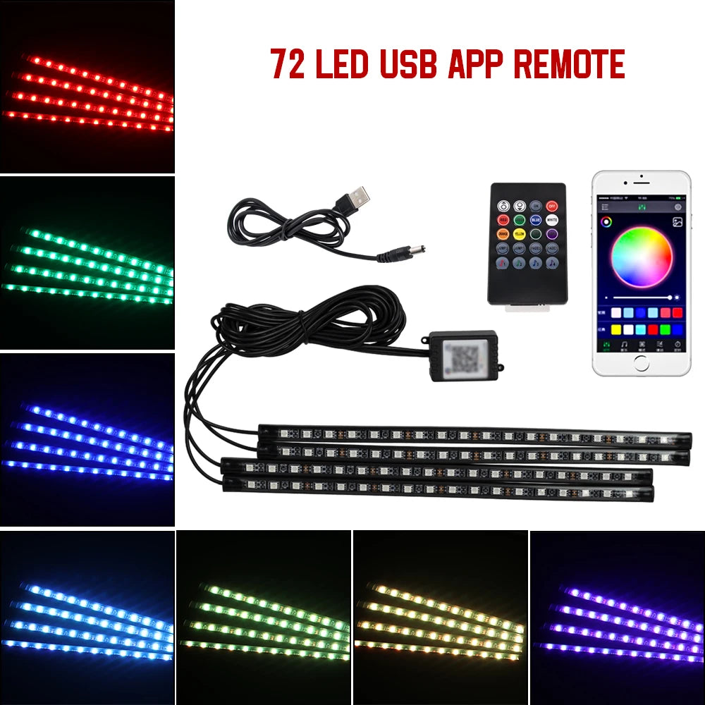 Neon LED Car Foot Light