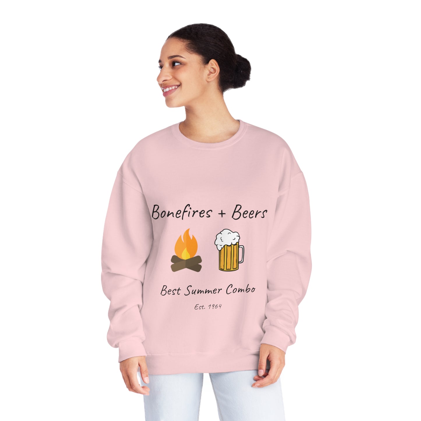 Unisex NuBlend® Sweatshirt "Bonfires + Beer"