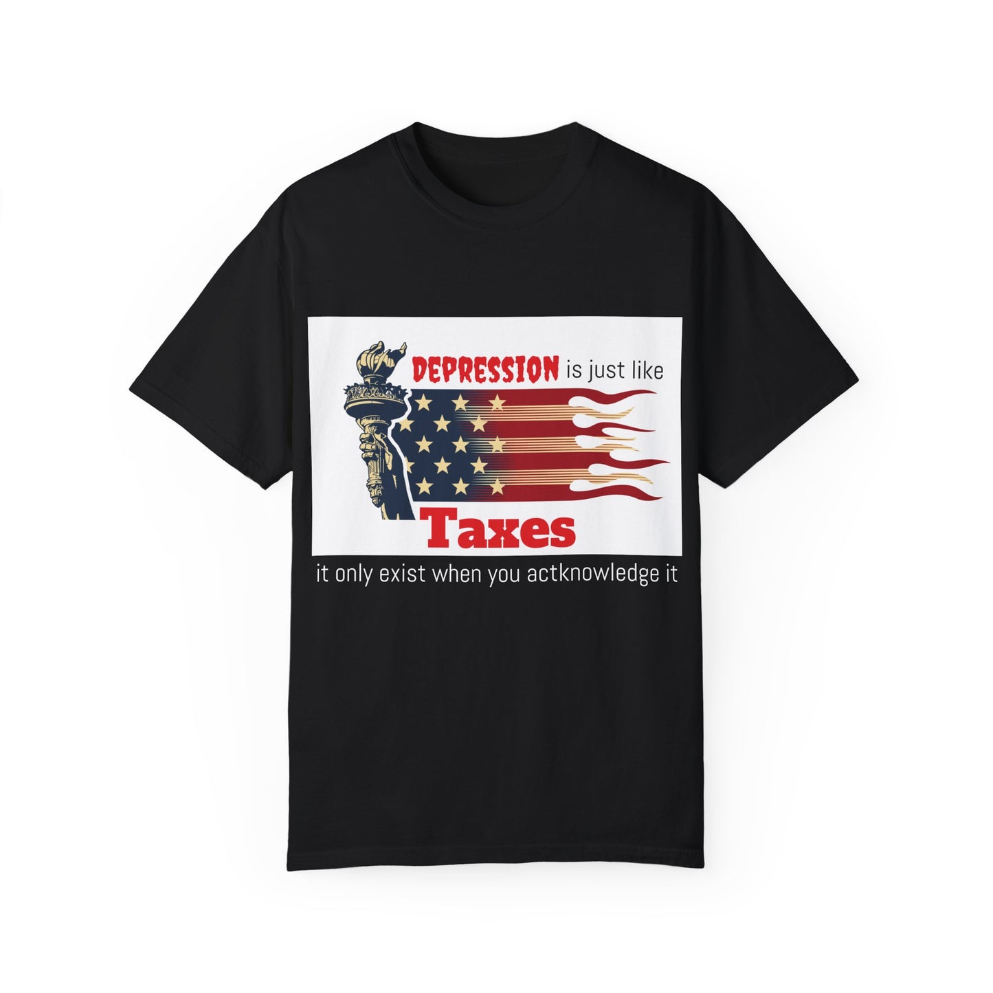 Unisex T-shirt "Depression & Taxes"