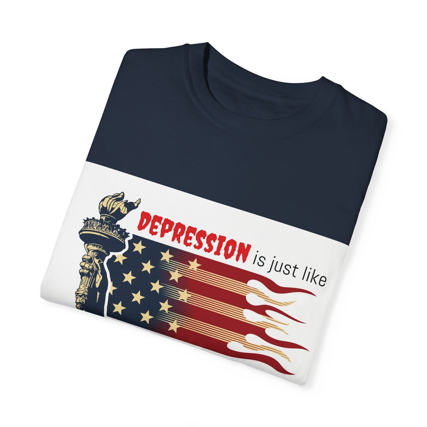 Unisex T-shirt "Depression & Taxes"