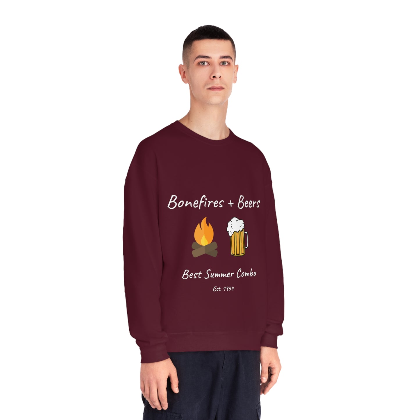 Unisex NuBlend® Sweatshirt "Bonfires + Beer"