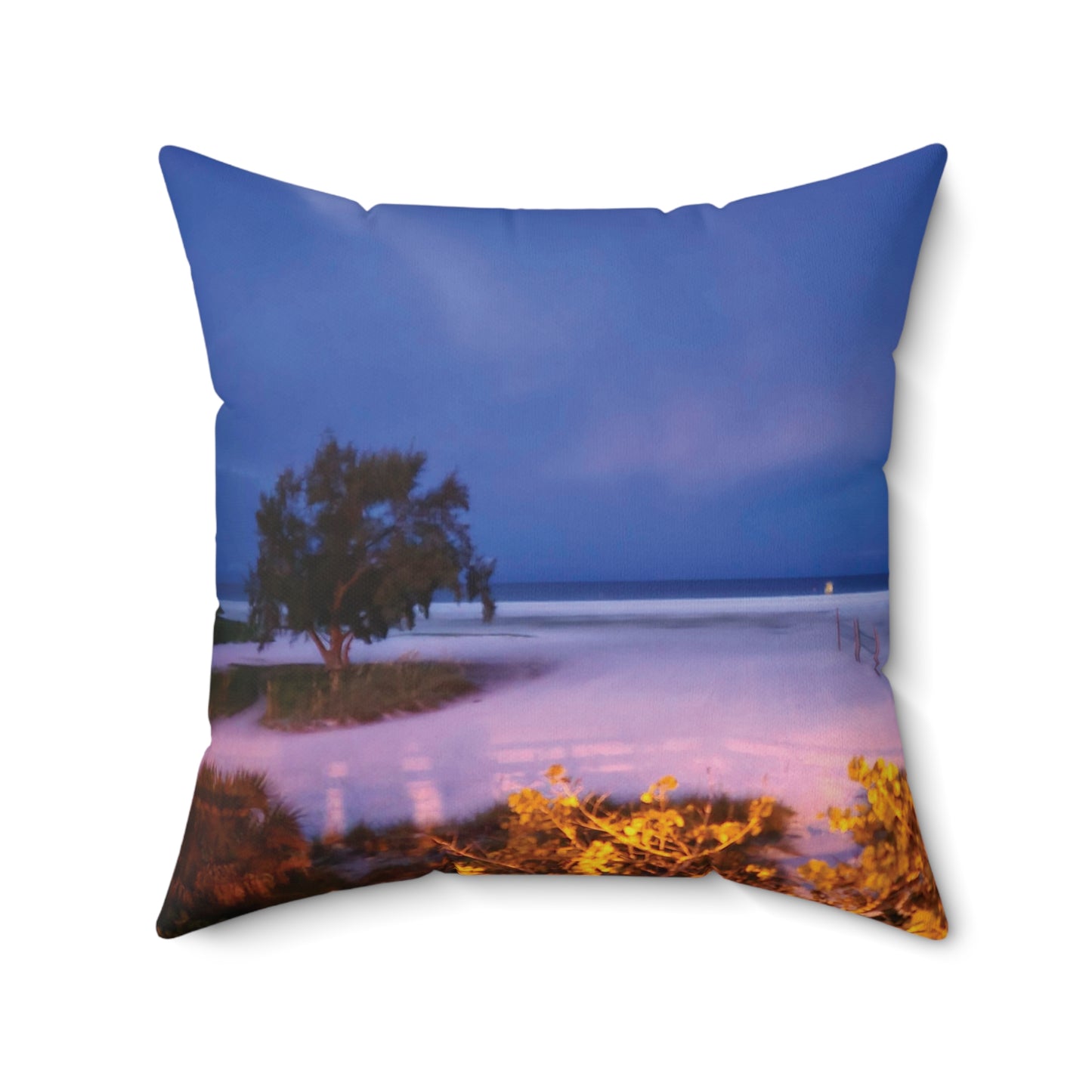 Spun Polyester Square Pillow