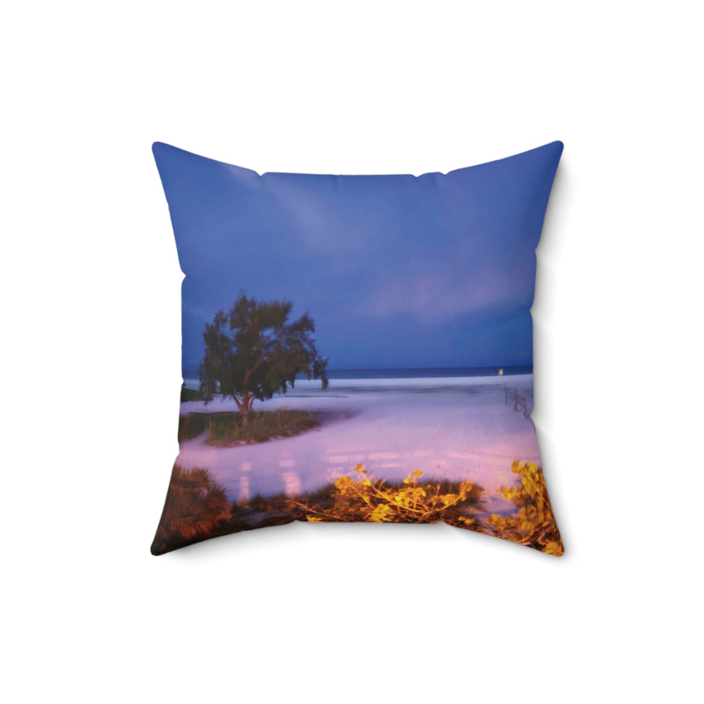 Spun Polyester Square Pillow
