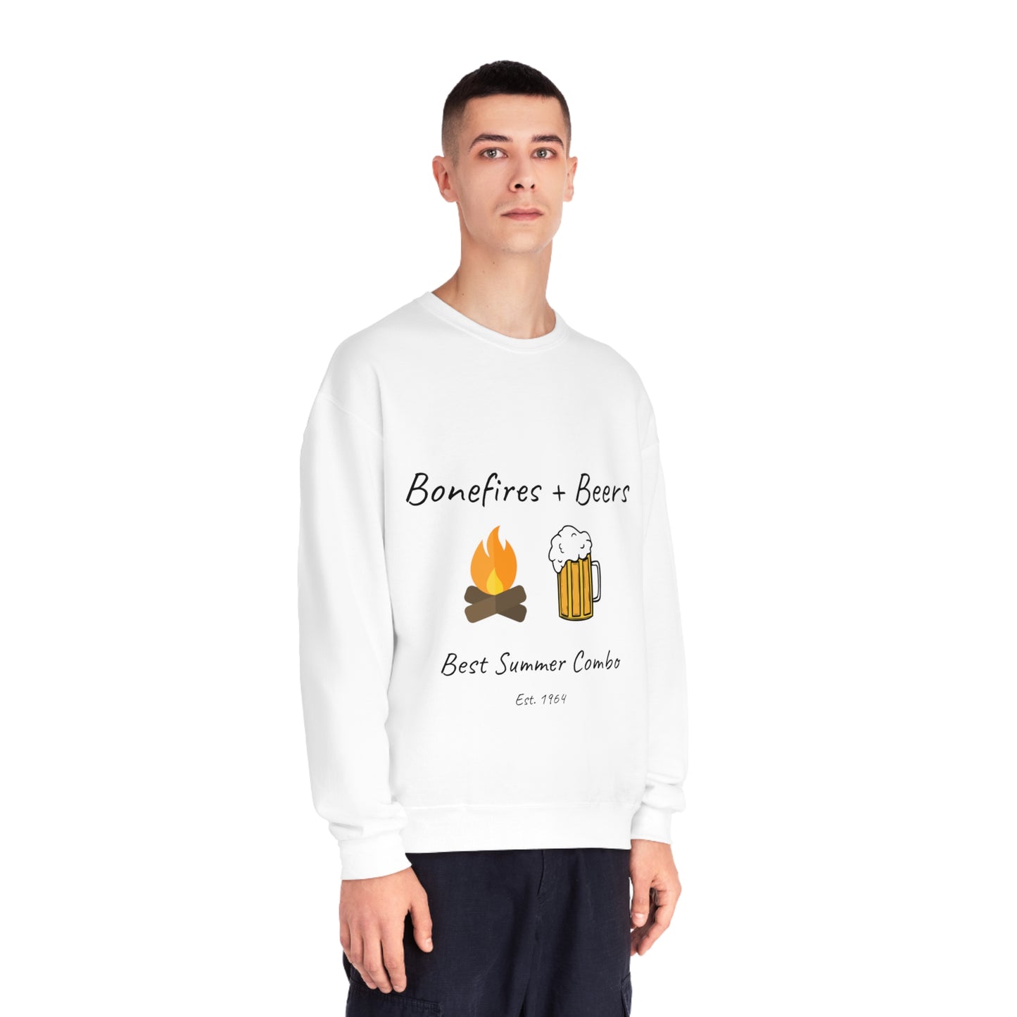 Unisex NuBlend® Sweatshirt "Bonfires + Beer"