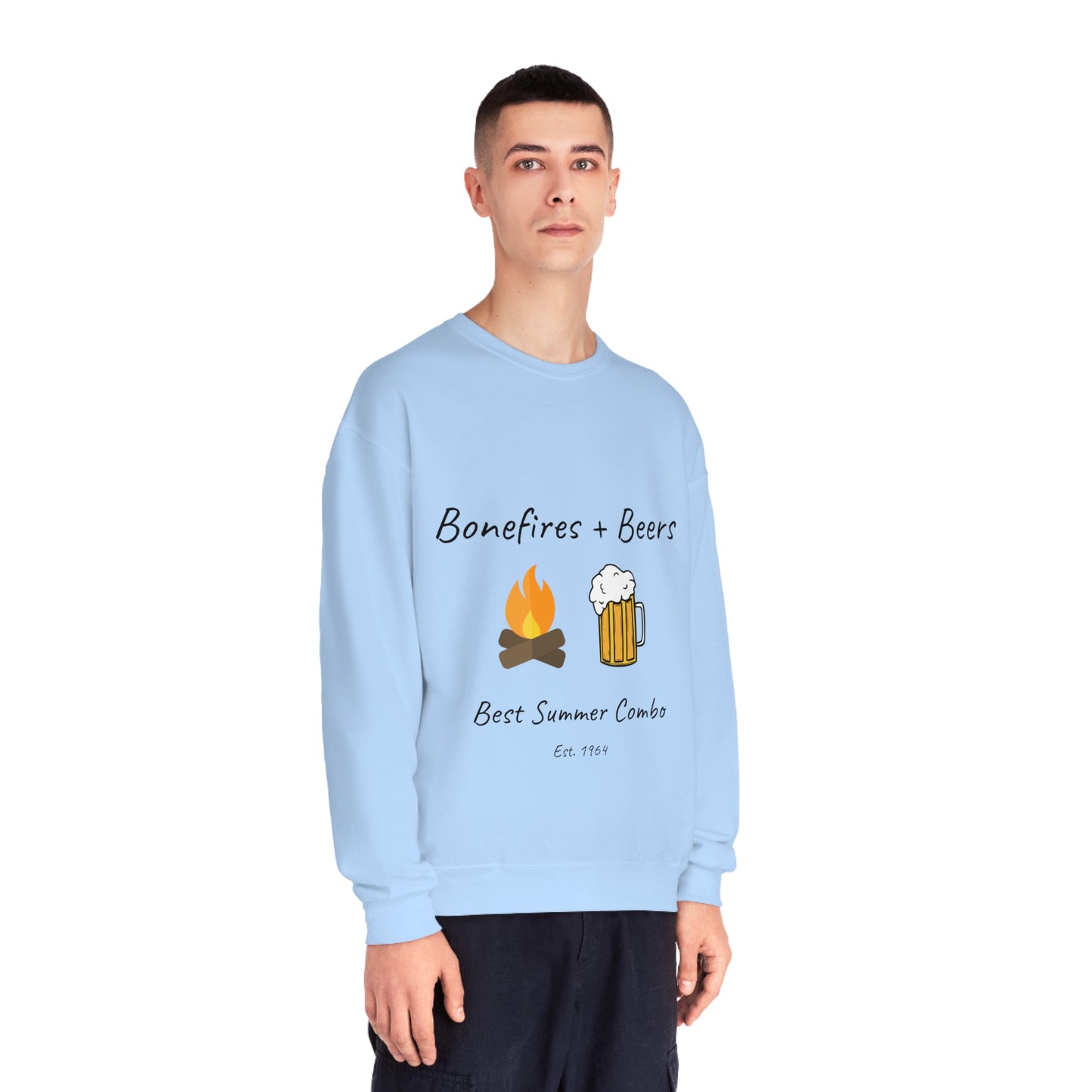 Unisex NuBlend® Sweatshirt "Bonfires + Beer"