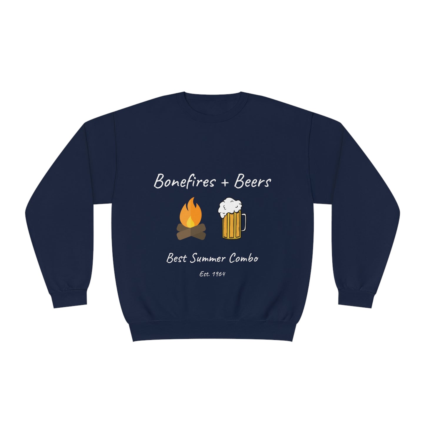Unisex NuBlend® Sweatshirt "Bonfires + Beer"