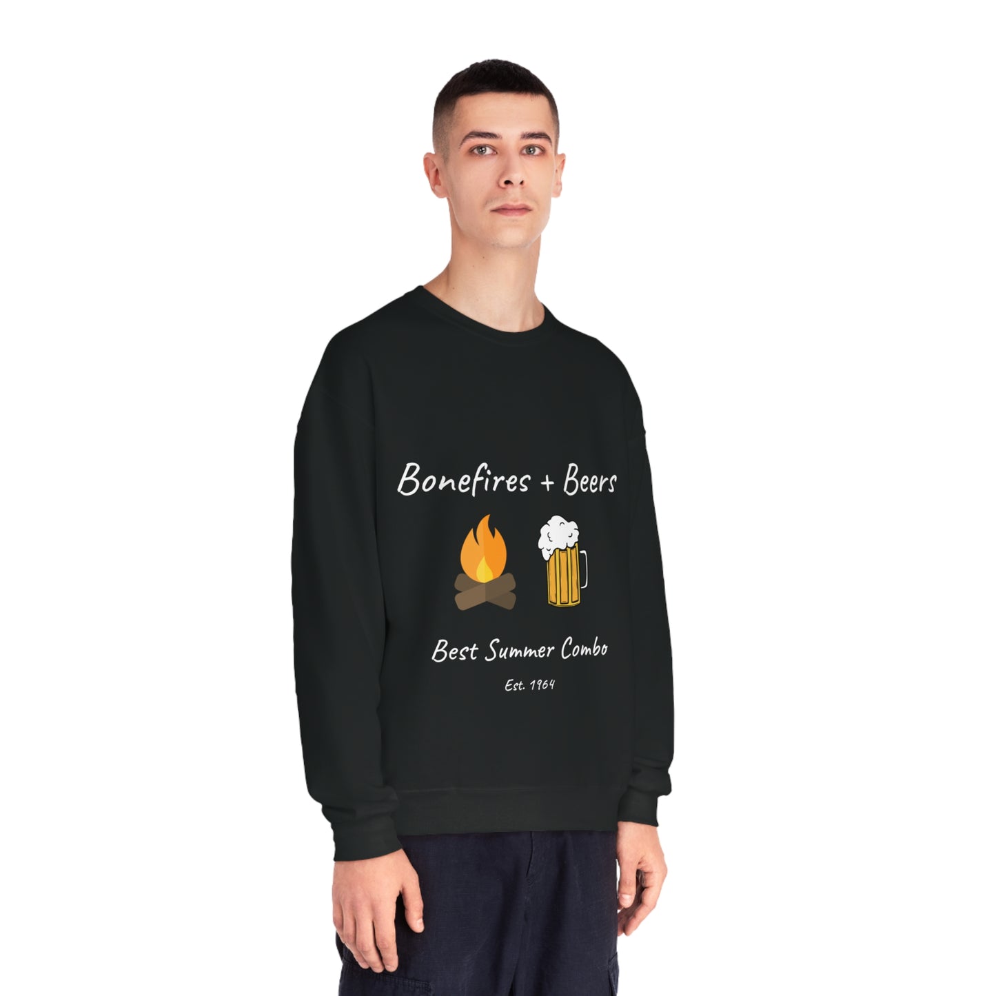 Unisex NuBlend® Sweatshirt "Bonfires + Beer"