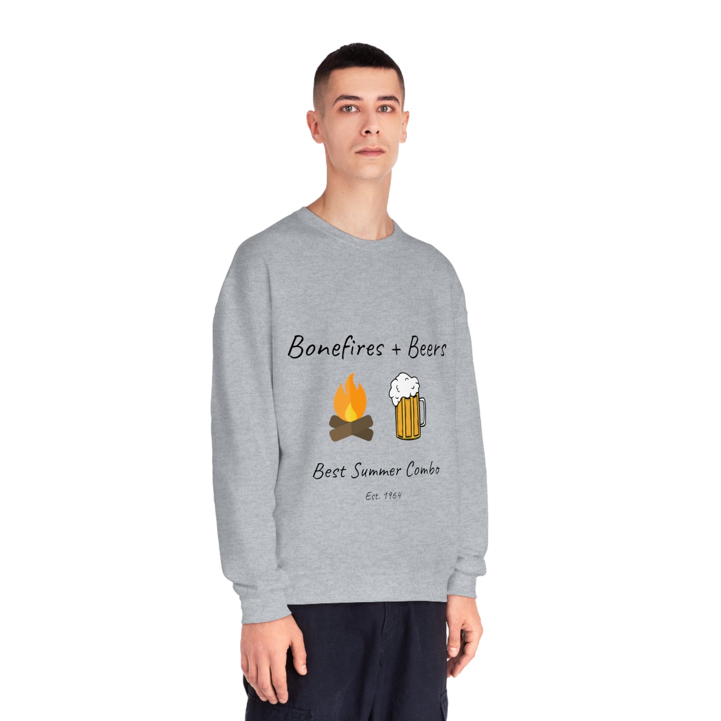 Unisex NuBlend® Sweatshirt "Bonfires + Beer"