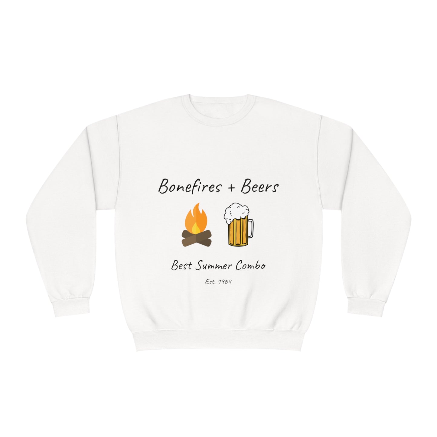 Unisex NuBlend® Sweatshirt "Bonfires + Beer"