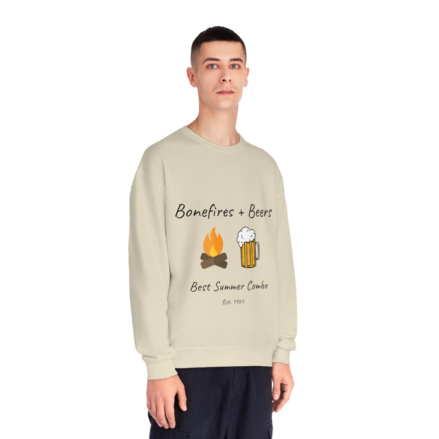 Unisex NuBlend® Sweatshirt "Bonfires + Beer"