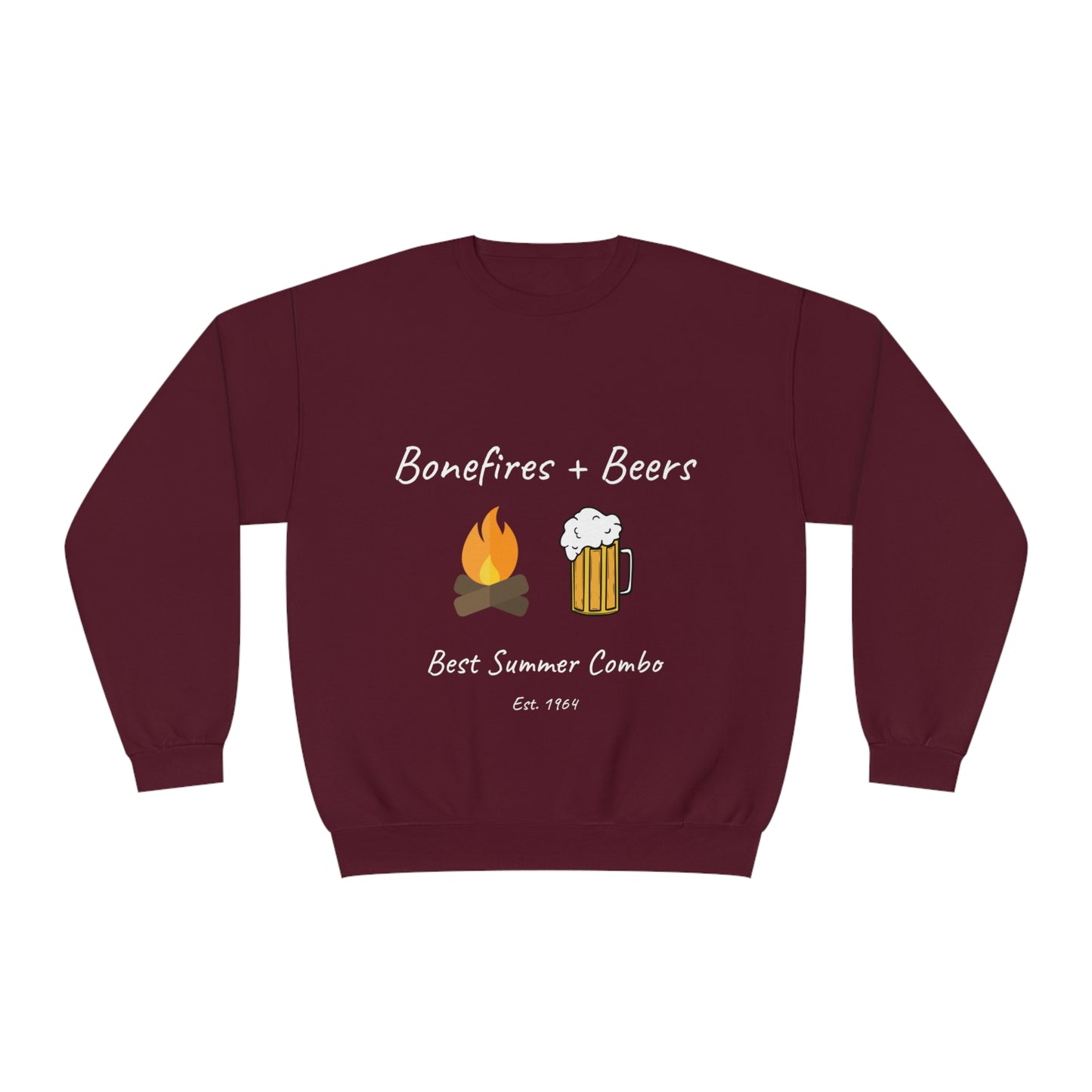 Unisex NuBlend® Sweatshirt "Bonfires + Beer"