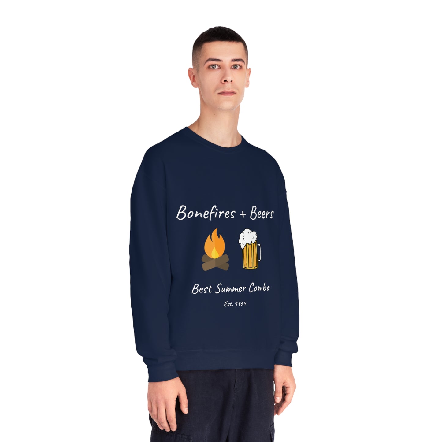 Unisex NuBlend® Sweatshirt "Bonfires + Beer"