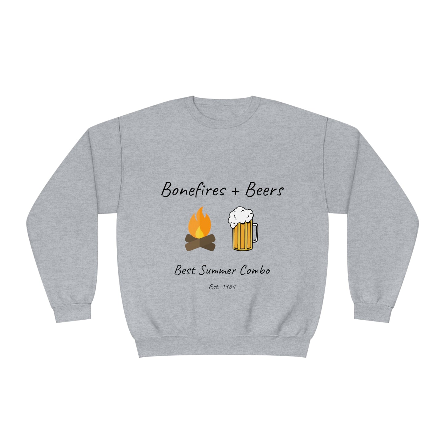 Unisex NuBlend® Sweatshirt "Bonfires + Beer"