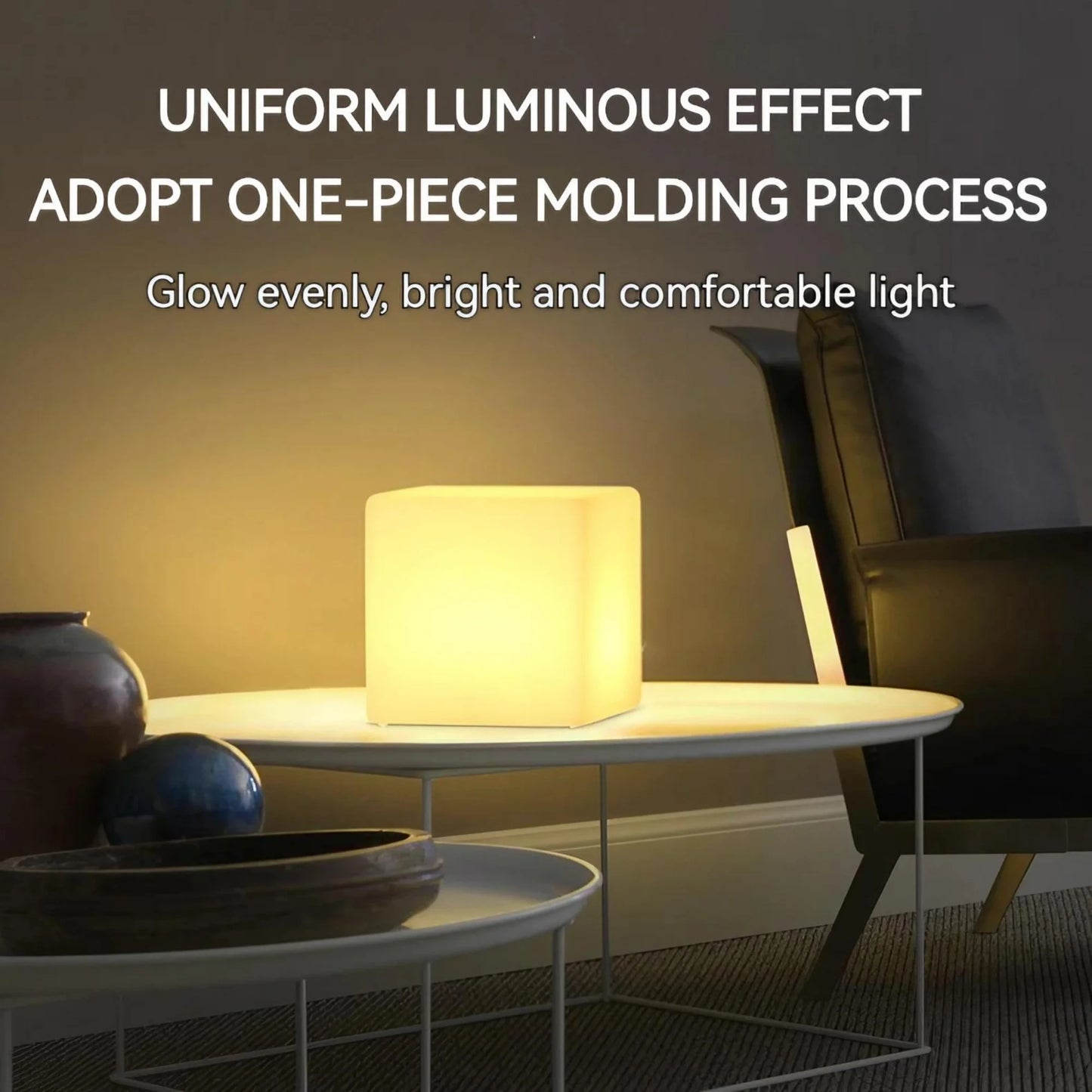 USB Rechargeable LED Light Cube