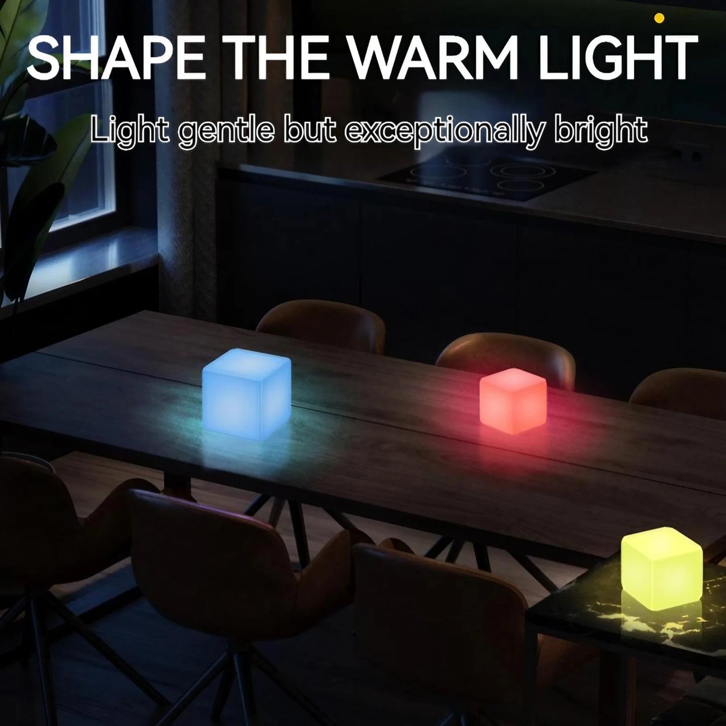 USB Rechargeable LED Light Cube