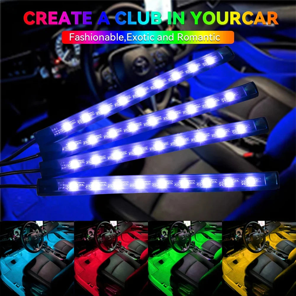 Neon LED Car Foot Light