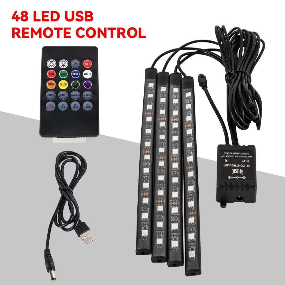 Neon LED Car Foot Light