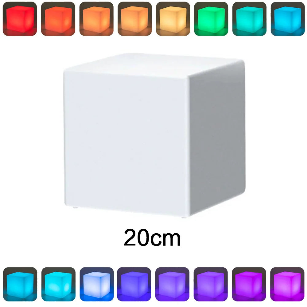 USB Rechargeable LED Light Cube