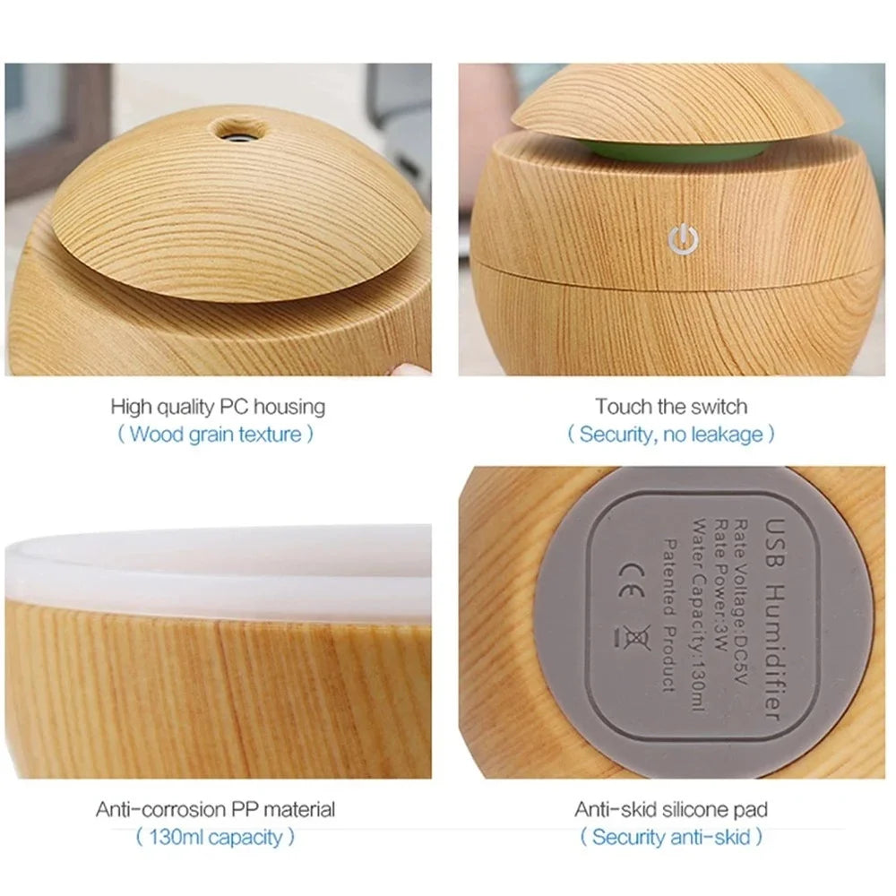 Wood-look Essential Oil Humidifier